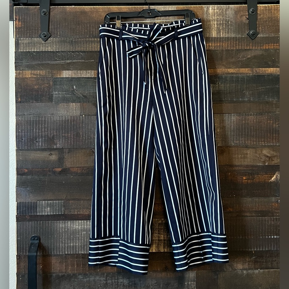 Banana Republic mid rise wide leg crop